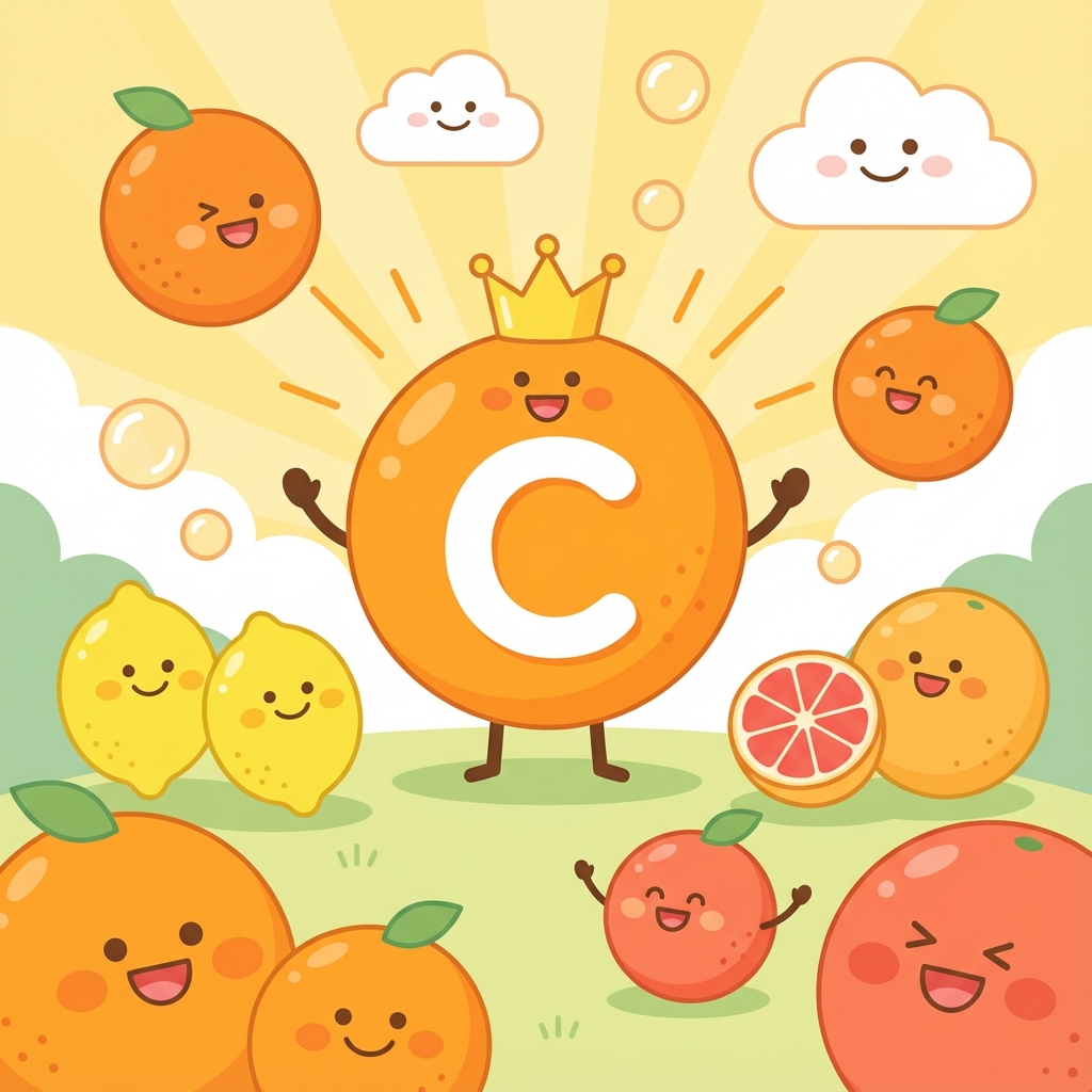 비타민C 효능 일러스트