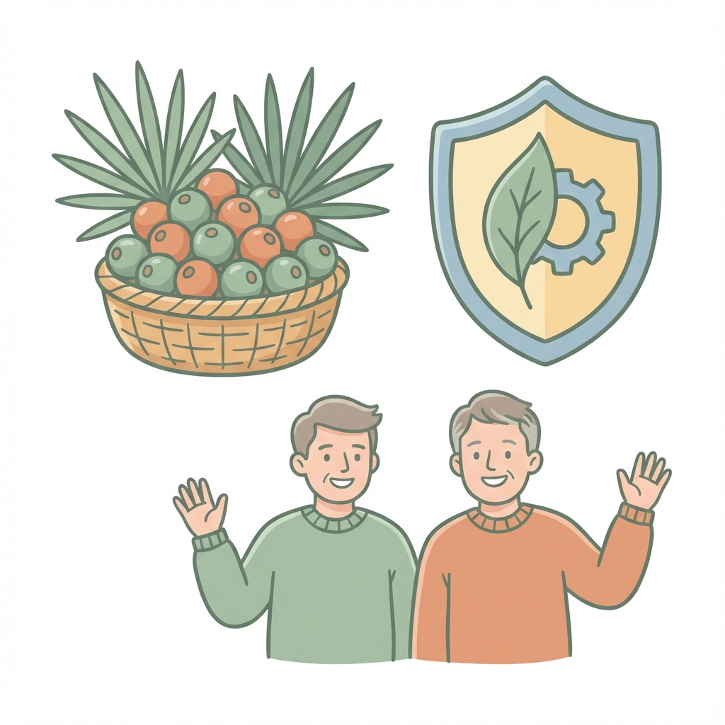 쏘팔메토(Saw Palmetto)의 진실, 로릭산 전립선 비대증 효능 및 부작용 검증