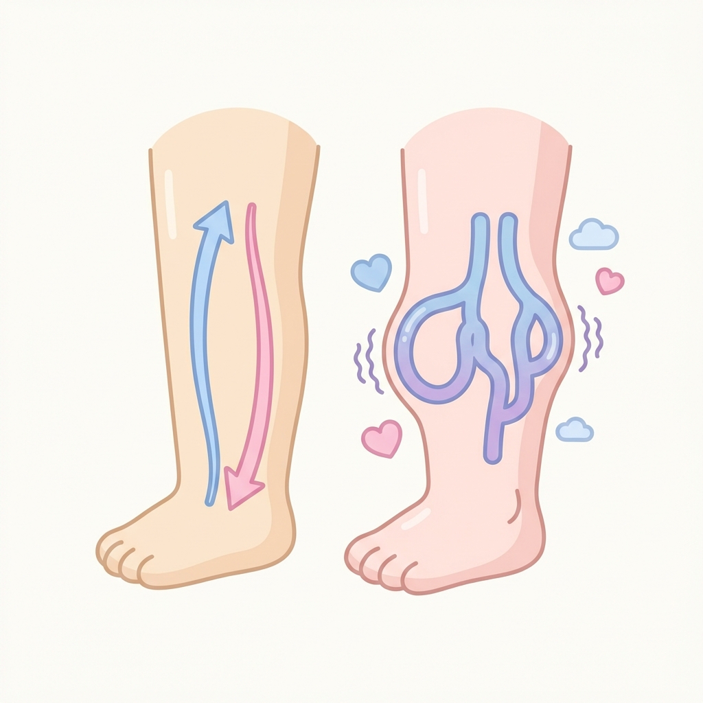 하지정맥류 초기 증상과 자가진단 자가진단과 관리법 (나만 몰랐던)