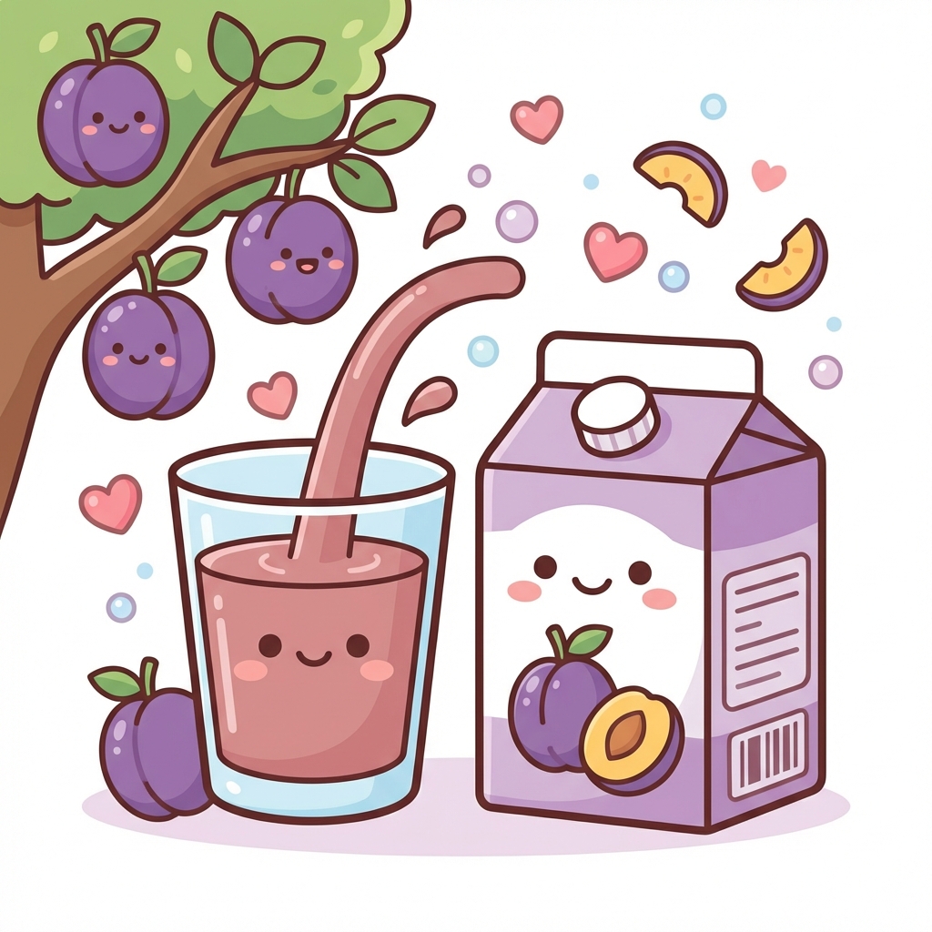 푸른주스(자두주스) 효능 및 섭취 시 주의사항 (부작용)