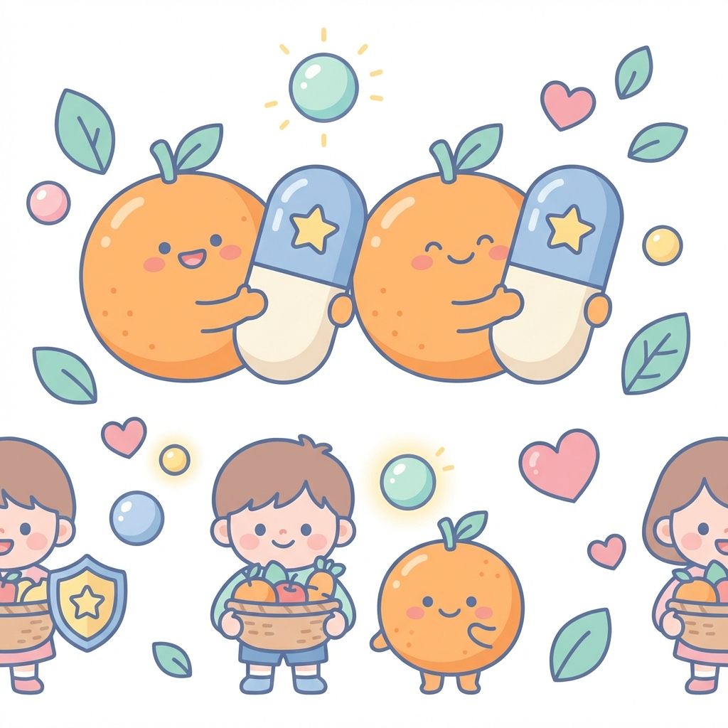 비타민C 메가도스 illustration